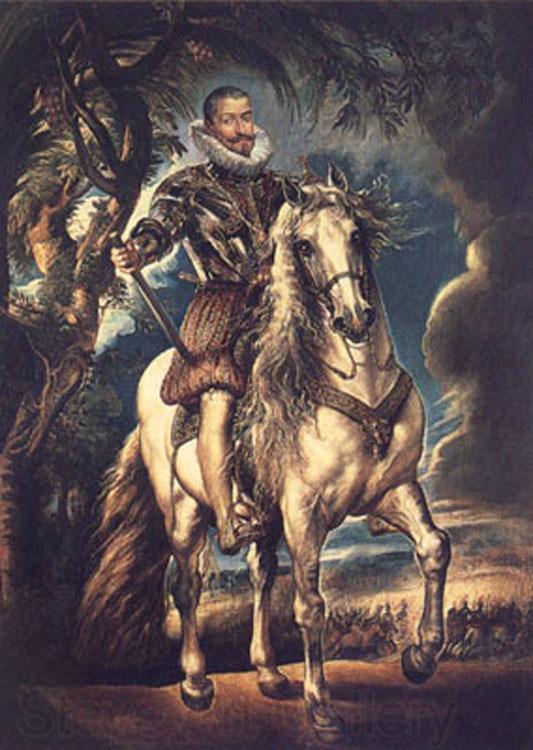 Peter Paul Rubens The Duke of Lerma on Horseback (mk01) Norge oil painting art